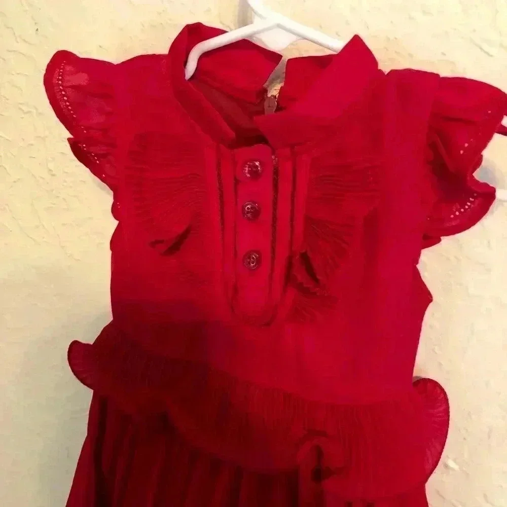 3 for 30$ Trish Scully baby girls red dress NWT